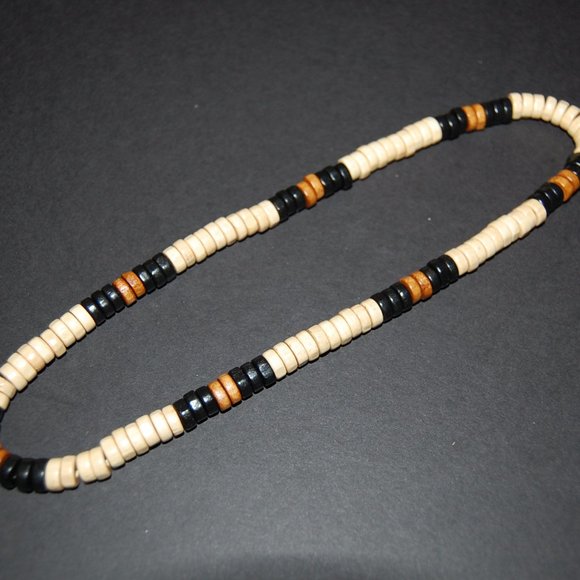 Men Necklace,Wood Necklace,Surfer Necklace,Tribal Style,Chocker,Beach Ne… - Picture 4 of 4